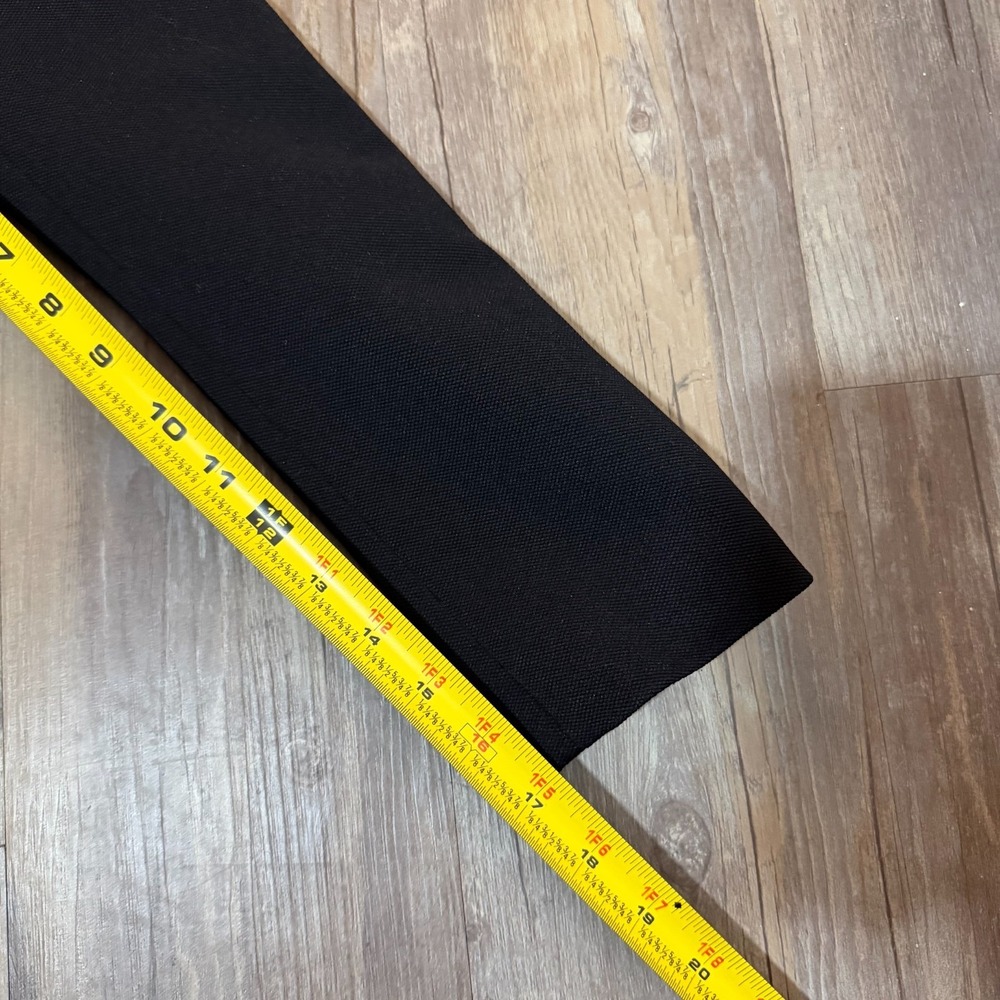 Osley Blazer Jacket Womens Black Inner Leopard Print Elbow Patches Peak Lapel - Picture 10 of 10